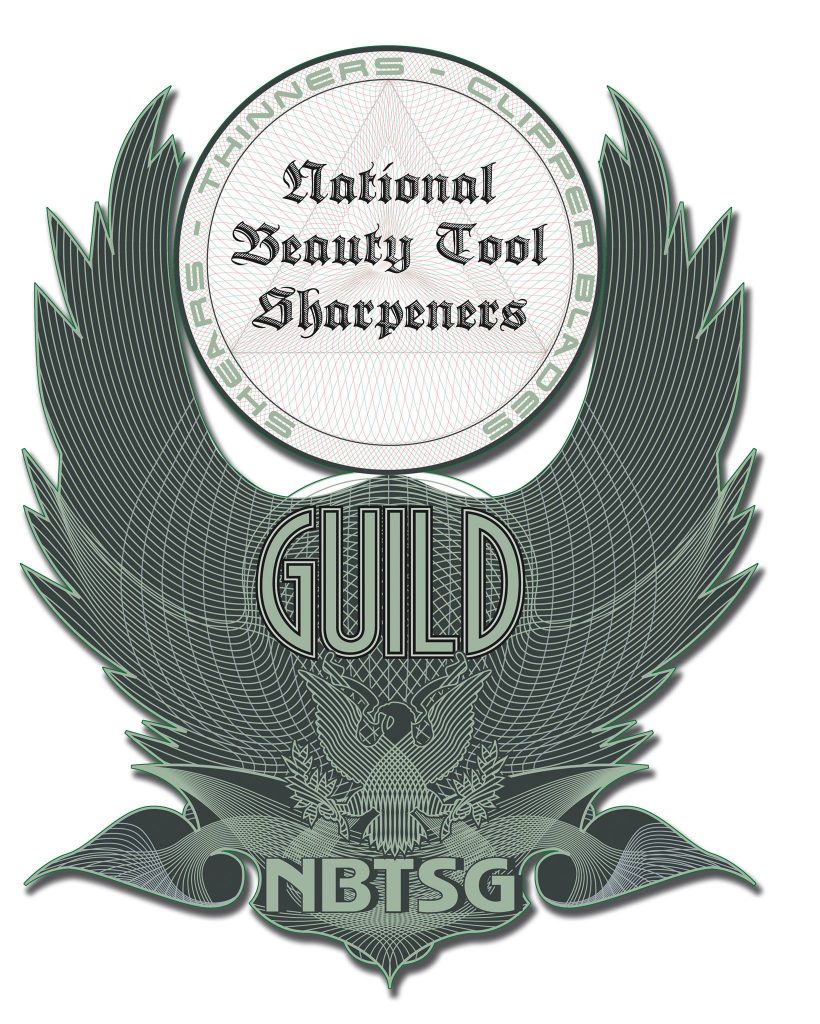 National Beauty Tools Sharpening Guild Logo - Shears - Thinners - Clipper Blades